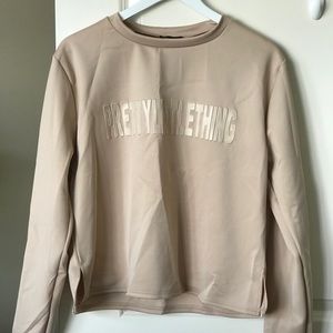 PrettyLittleThing Taupe sweater